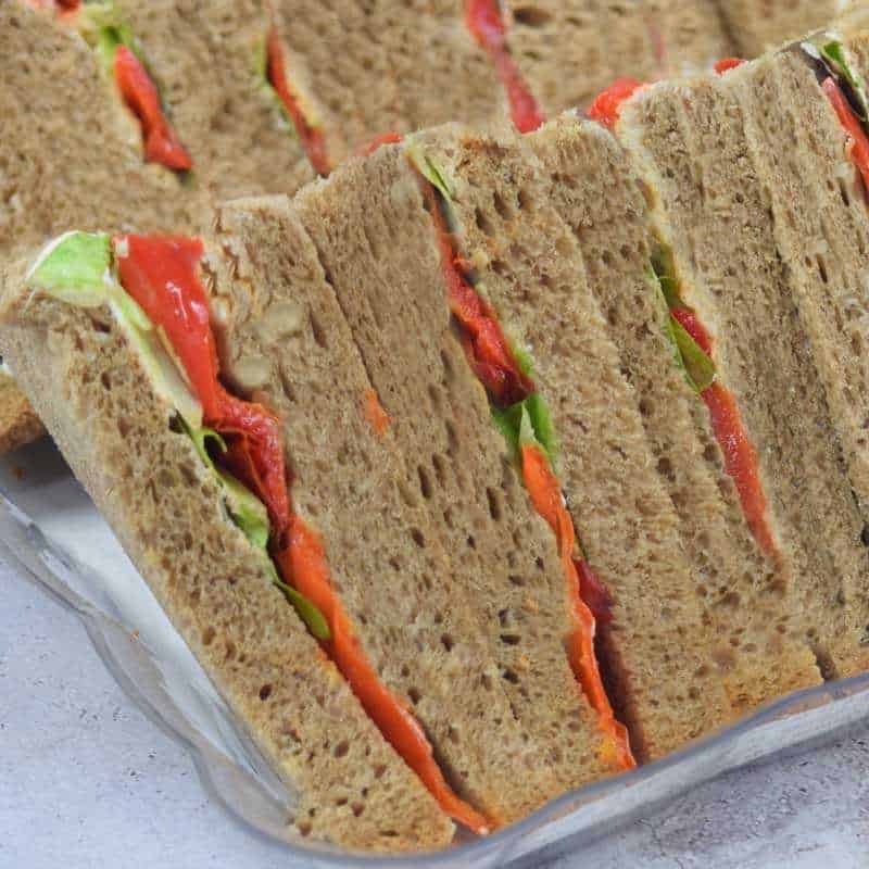 כריך טבעוני מלחם קסטן